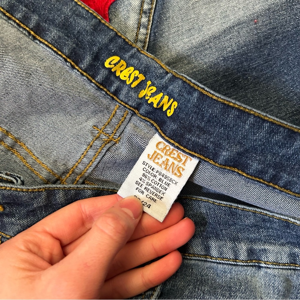 Women’s  Y2K Crest Jeans 23/24 - Picture 3 of 7